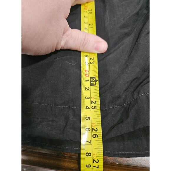 Army Windbreaker APFU Jacket Unisex Black Yellow Full Zip 100% Nylon Size Small - Picture 5 of 6